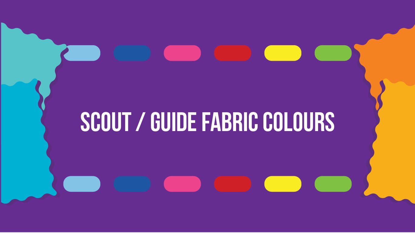 scout scarf / guide neckerchief colours